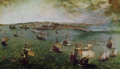 View of the Port of Naples, c.1550-69 by Pieter Bruegel the Elder